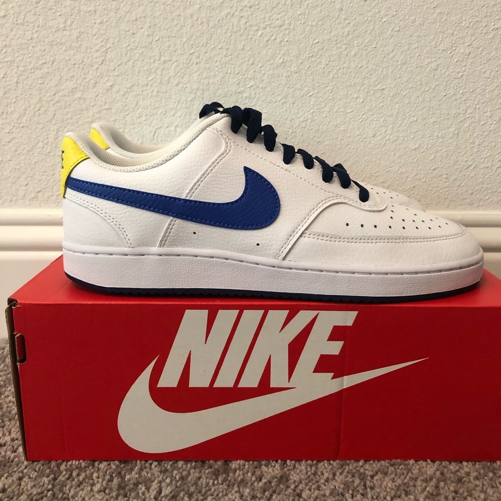 Nike Court Vision Low NBA Hyper Warriors Men’s Shoes Multiple Sizes